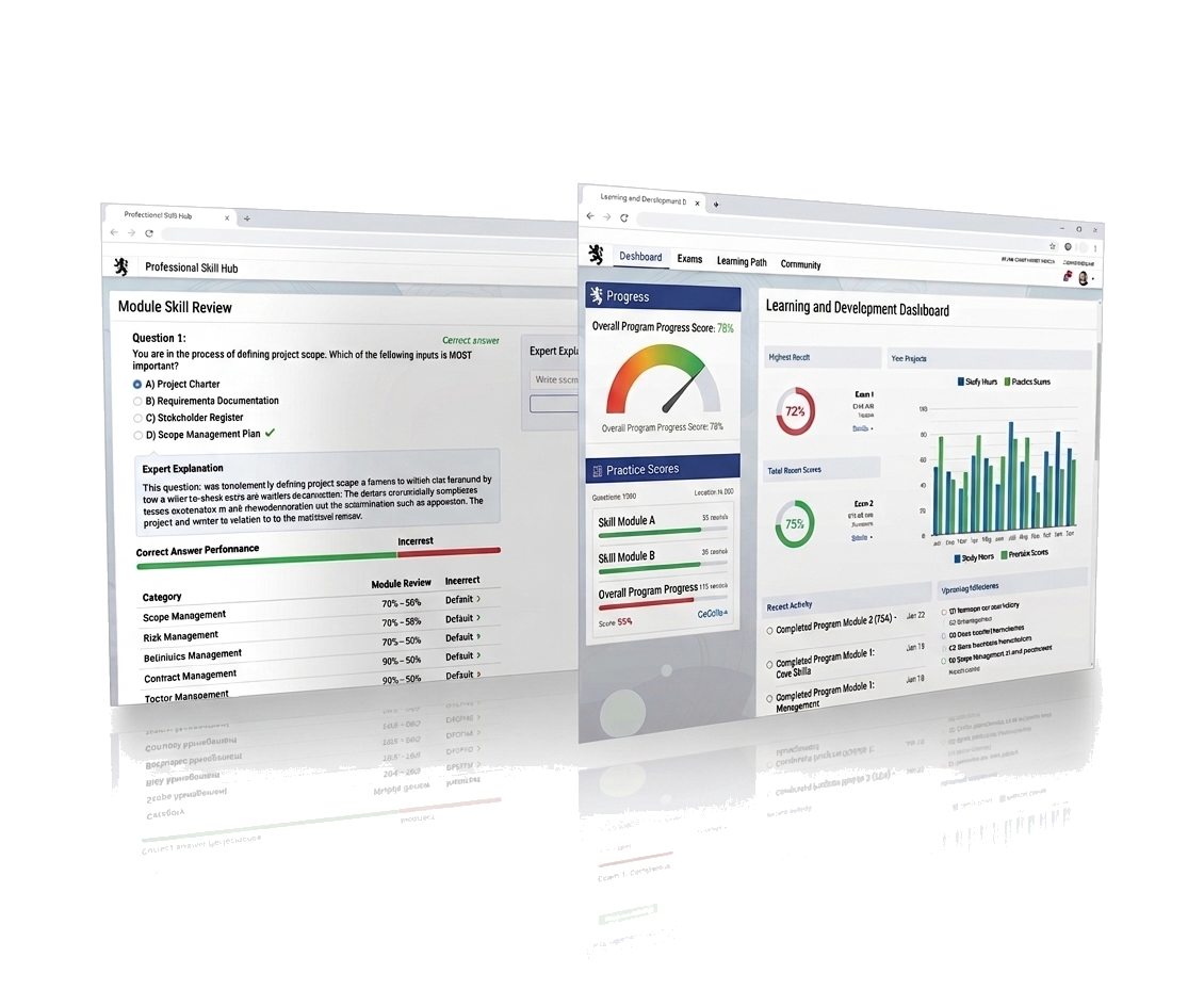PH Food & Lab Exam progress dashboard preview